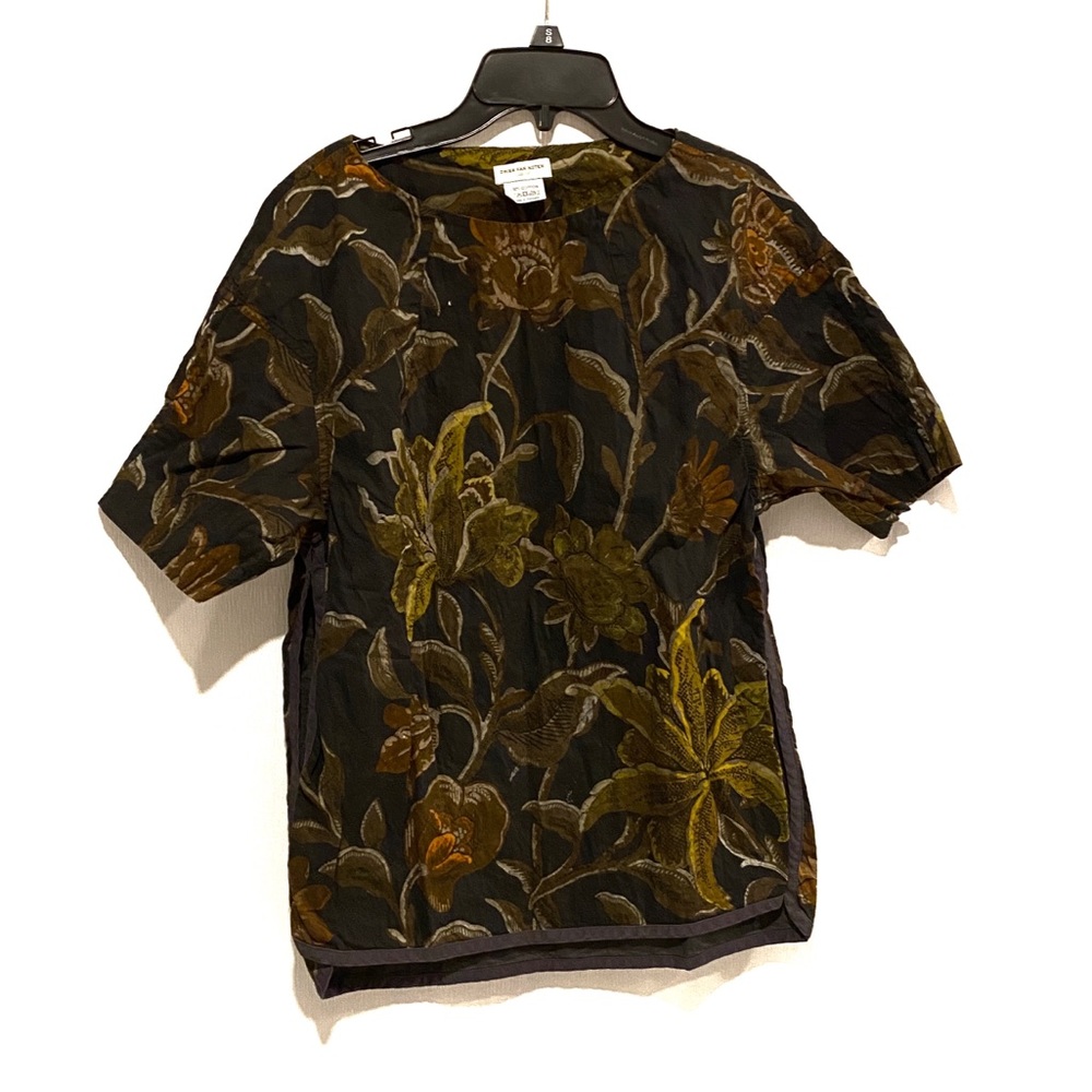 Dries Van Noten- 100% Floral Cotton Shirt
